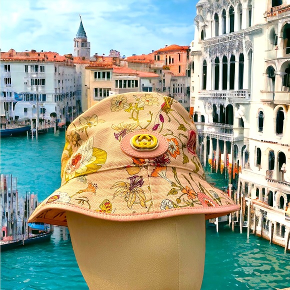 Gucci Accessories - Gucci Floral Bucket Hat - Authentic NWOT